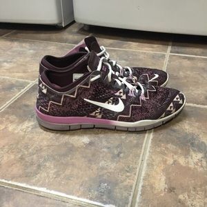 Tribal Print Nike Free Runs